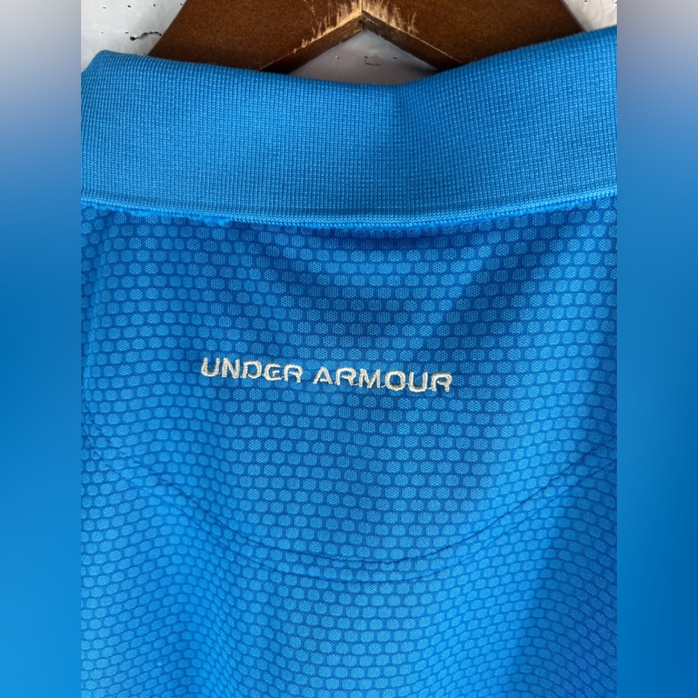 Under Armour Xxl Men’s Golf Polo Electric Blue Athletic Shirt View 6